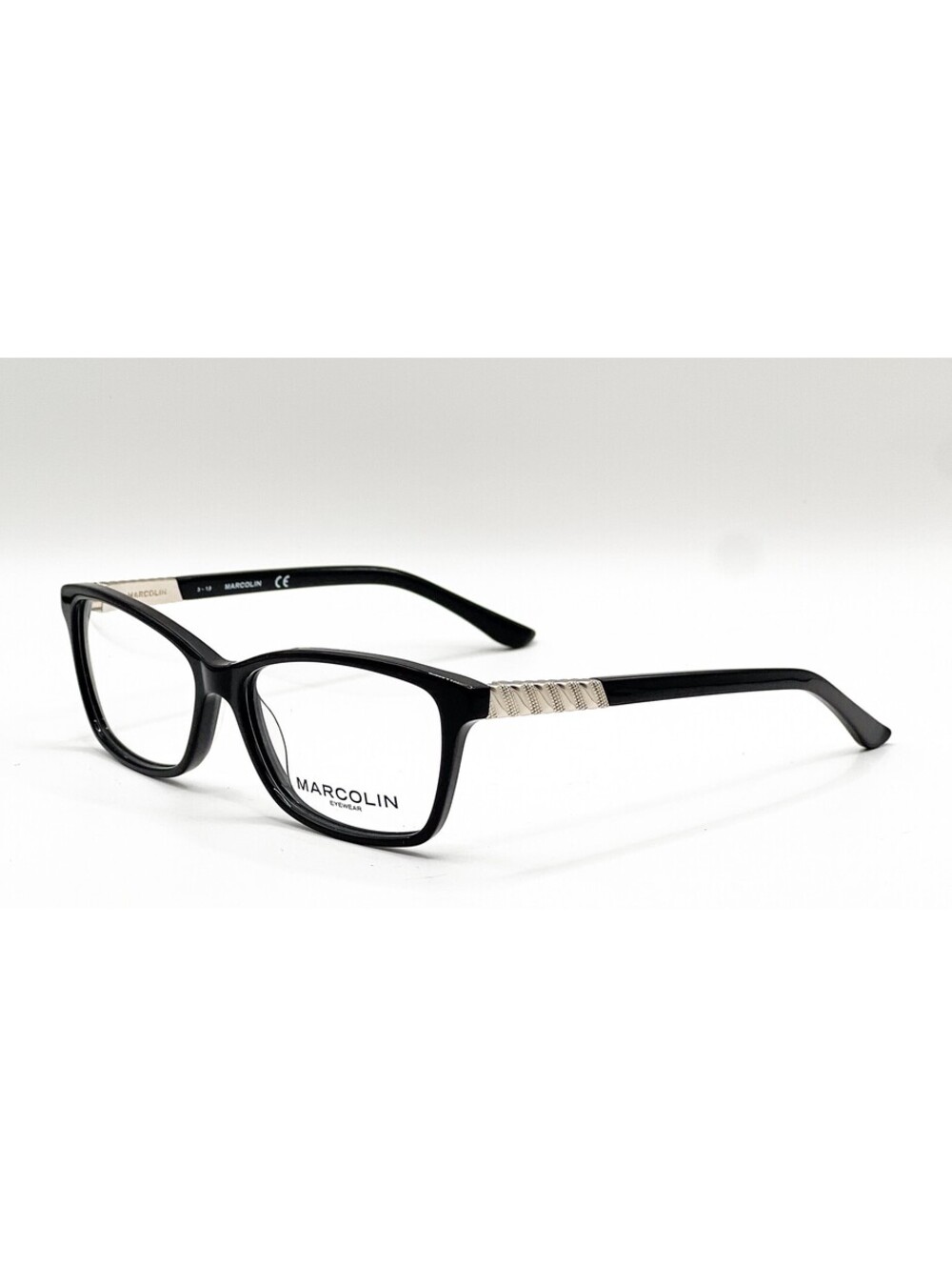 Marcolin MA5008 001 Black Full Rim Authentic Eyeglass Frames 53-14